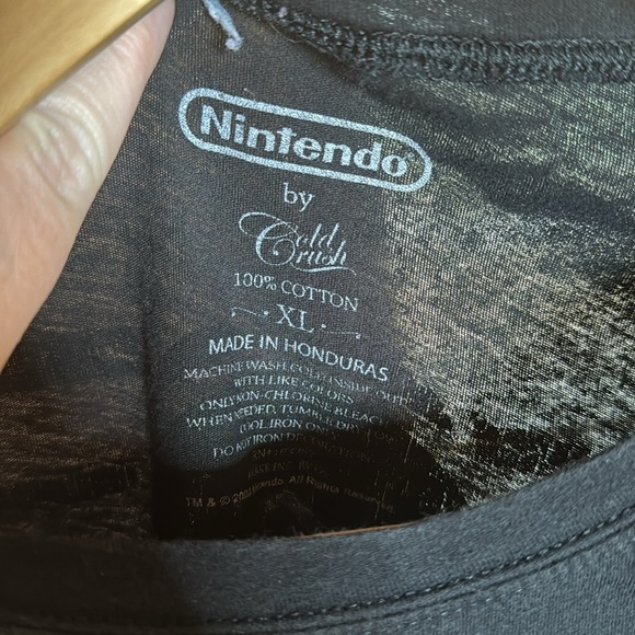 Nintendo Super Mario World Yoshi Front Back 2008 RARE Black Tee Size XL - Picture 3 of 5